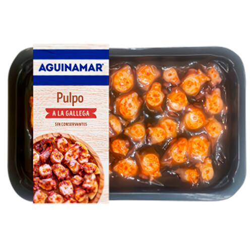 AGUINAMAR Rodajas de pulpo a la gallega 200 g.