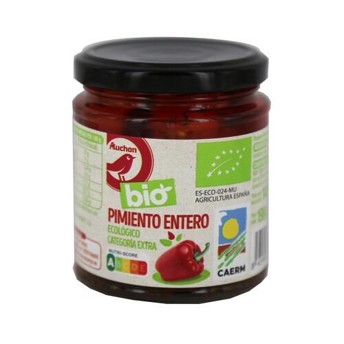 ALCAMPO ECOLÓGICO Pimiento entero extra ecológico ALCAMPO ECOLÓGICO 140 g.