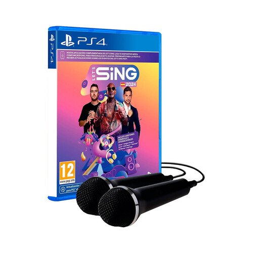 Let´s Sing 2024 + 2 Micro PS4.