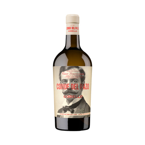 CONDE DEL PAZO Vino blanco con D.O.Bierzo botella 75 cl.