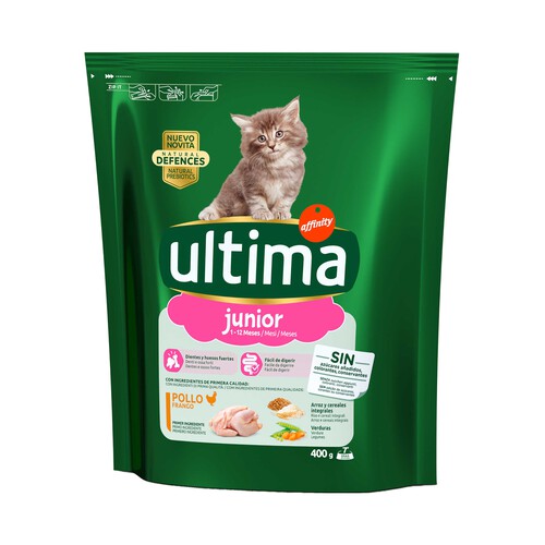 ULTIMA Junior Alimentación para gato 400 g.