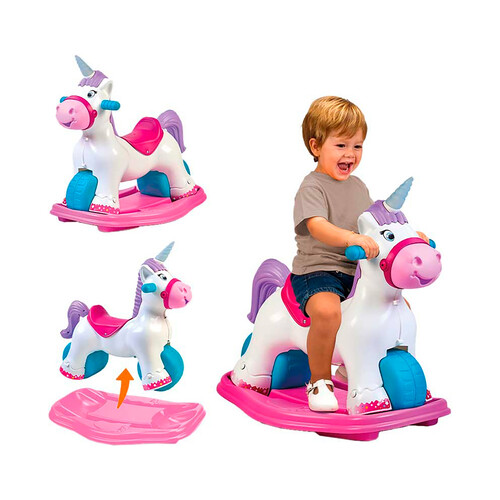 Correpasillos baby unicorn con sonido de trote, UNICORN.