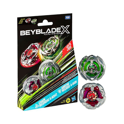 BEYBLADE Pack dual BeybladeX modelos surtidos