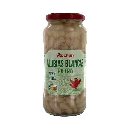 PRODUCTO ALCAMPO Alubias blancas (judias) extra, cocidas bote 400 g.