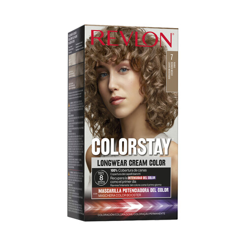 REVLON Coloración permanente tono 7 Rubio REVLON Colorstay.