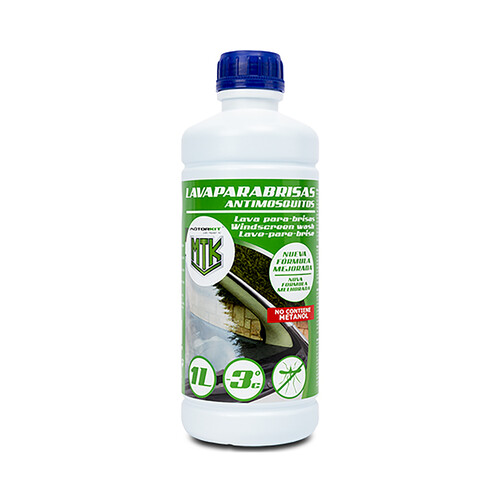 Lavaparabrisas antimosquitos, 1L, ABC PARTS.