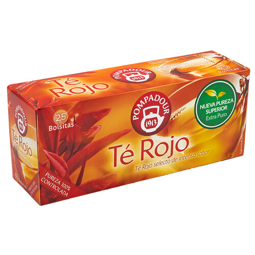 Té Rojo POMPADOUR Caja 25 Sobres 16 gr.