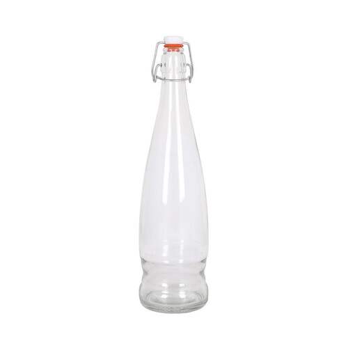 Botella de vidrio con tapón Rustik, MEDITERRÁNEA.