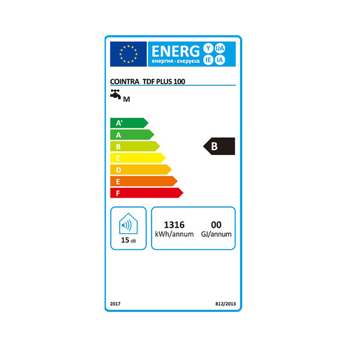 Termo eléctrico COINTRA TDF PLUS de 100 litros.