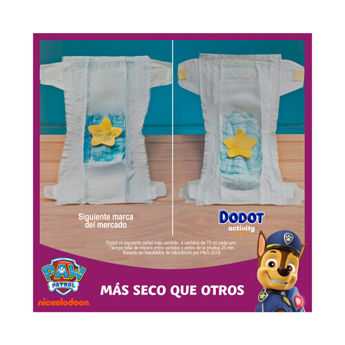 DODOT Activity Pañales talla 5+ (12-17 kg) 48 uds.