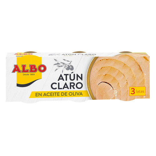 ALBO Atún claro en aceite de oliva 68 x 3 g.