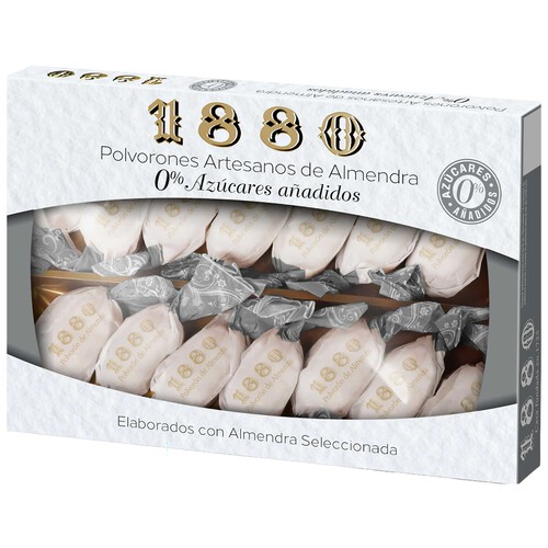 1880 Polvorones artesanales sin azúcares añadidos 280 g.