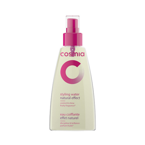 COSMIA Agua de peinado con acabado brillante, efecto natural y agradable aroma frutal COSMIA 150 ml.
