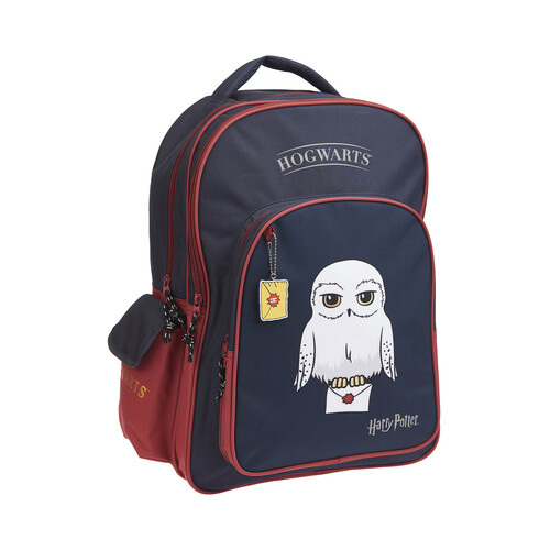 Mochila 43cm, HARRY POTTER OWL, 2 compartimentos, ALCAMPO.