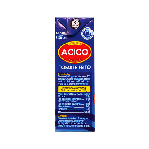 Tomate frito tomacico sd 560 g