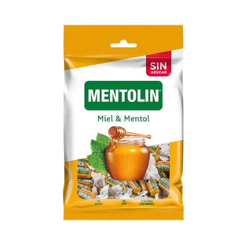 MENTOLIN Caramelos de miel y mentol MENTOLIN 115 g.