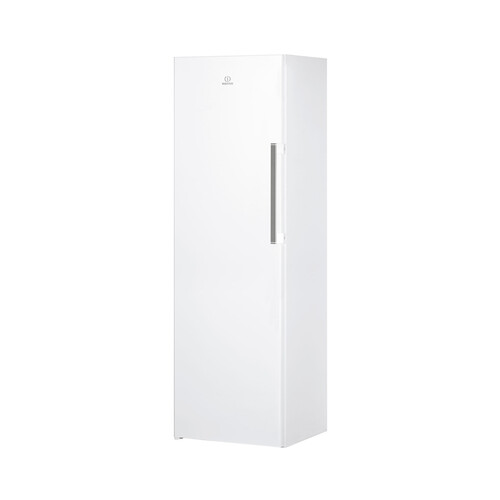 Congelador vertical INDESIT UI8F2CW, color blanco, clasificación energética: E, H: 187,5cm, A: 59,5cm, F: 63cm, capacidad total: 263L.