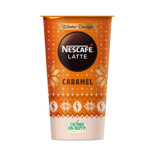 NESCAFÉ Bebida de café con leche y caramelo Latte 205 ml.