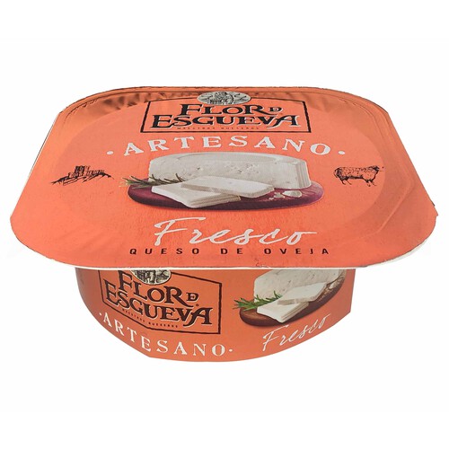 FLOR DE ESGUEVA Queso fresco FLOR DE ESGUEVA tarrina de 250 g.