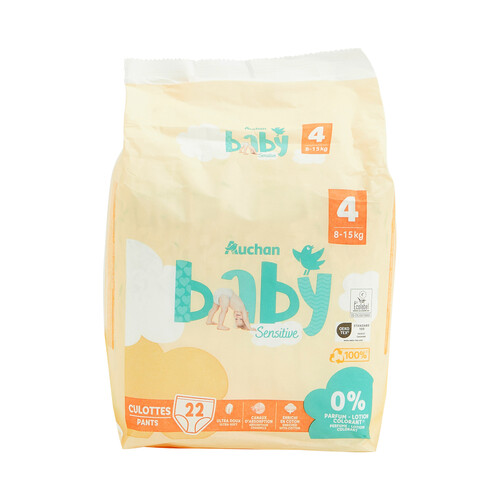 PRODUCTO ALCAMPO Baby Pants (braguitas) de aprendizaje talla 4 (8-15 kg) 22 uds.