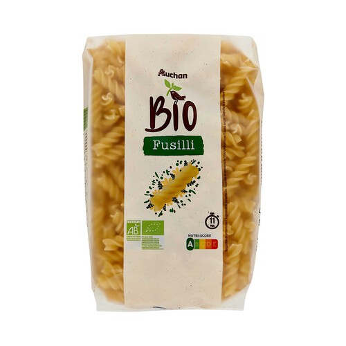 PRODUCTO ALCAMPO Fusilli de calidad superior procedente de agricultura ecológica 500 g.