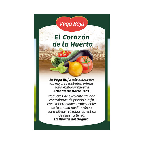 VEGA BAJA Fritada hortalizas pisto aove 400 g.