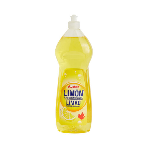 PRODUCTO ALCAMPO Lavavajillas concentrado superdesengrasante con aroma a limón 1 l.