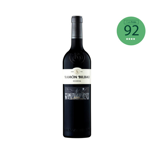 RAMÓN BILBAO  Vino tinto reserva con D.O. Ca. Rioja botella 75 cl.