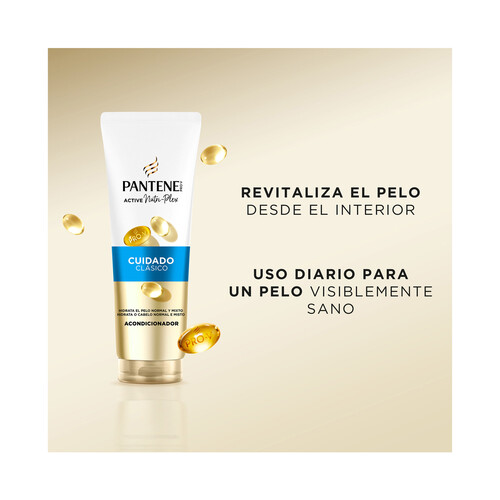 PANTENE Pro-v cuidado clásico Acondicionador con Provitamina B5, para cabellos normales a mixtos 160 ml.