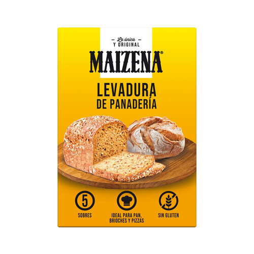 MAIZENA Levadura panadera MAIZENA 5 uds. 27, 5 g.