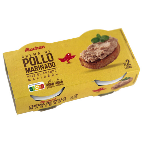 PRODUCTO ALCAMPO Crema de pollo marinado 2 x 80 g.