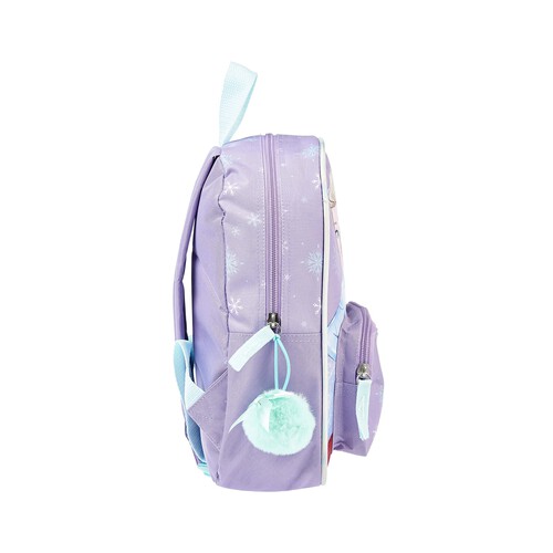 Mochila 3D FROZEN, 1 compartimento, color morado, ALCAMPO.