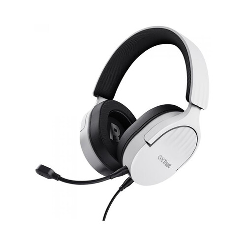 Auriculares gaming TRUST GXT489W FAYZO, color blanco.