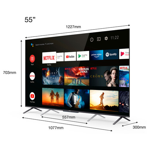 Televisión 139,7 cm (55) LED LG 55UQ91006LA 4K, HDR 10, SMART TV, WIFI,  BLUETOOTH, TDT T2, USB reproductor y grabador, 3HDMI, 50HZ. - Alcampo ¡Haz  tu Compra Online y Recoge Más de