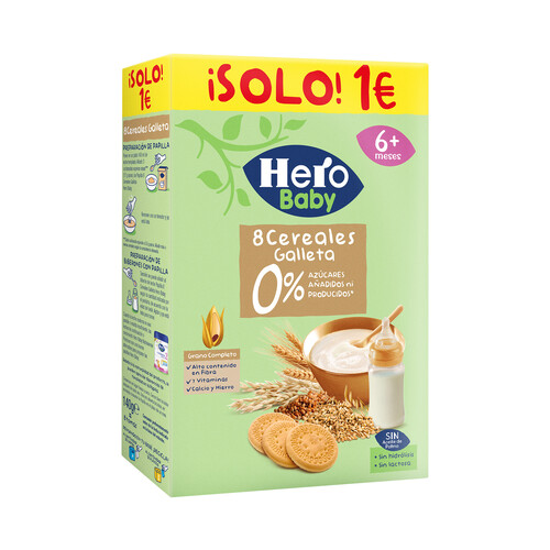 Compra Hero Papilla 8 Cereales a precio online