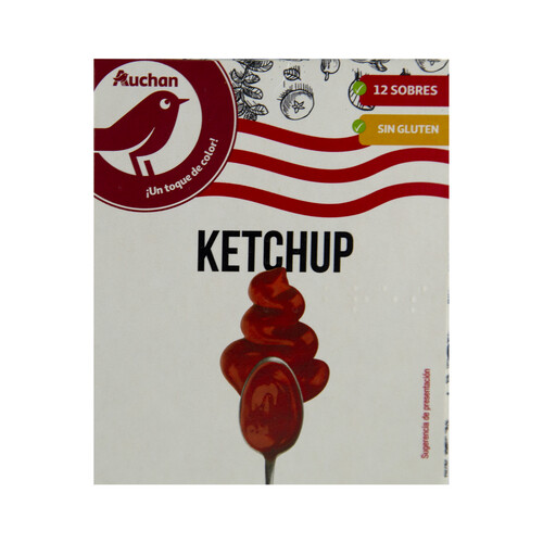 PRODUCTO ALCAMPO Ketchup en monodosis pack 12 uds x 12 g.
