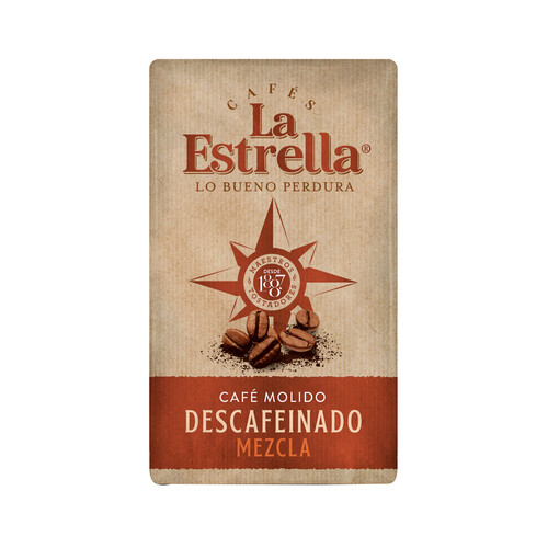 LA ESTRELLA Café molido descafeinado mezcla 250 g.