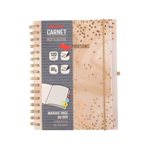 Cuaderno A5 80G 120H+5 Sep. Tp Hojas Raya/Blanco FSC PRODUCTO ALCAMPO