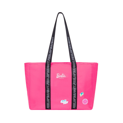 Bolsa mochila Totte bag, color rosa, BARBIE.