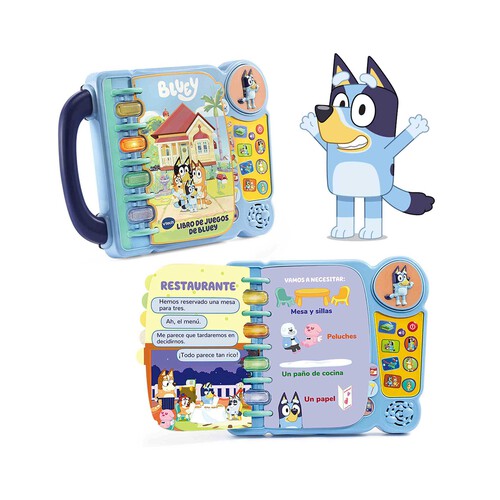 Libro de juegos educativo de Bluey VTECH