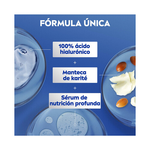 NIVEA Body milk (leche corporal) con hidratación profunda (72 horas), especial pieles secas 400 ml.