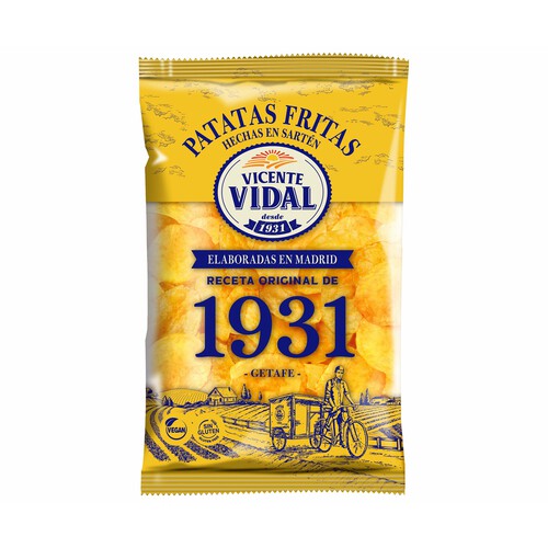 VICENTE VIDAL Patatas fritas receta madrileña VICENTE VIDAL 1931 MADRID 150 g