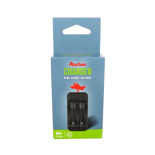 Cargador de pilas AA y AAA, cable Usb, PRODUCTO ALCAMPO.