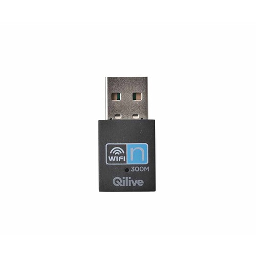 Mini adaptador usb Wifi QILIVE, 300Mbps.