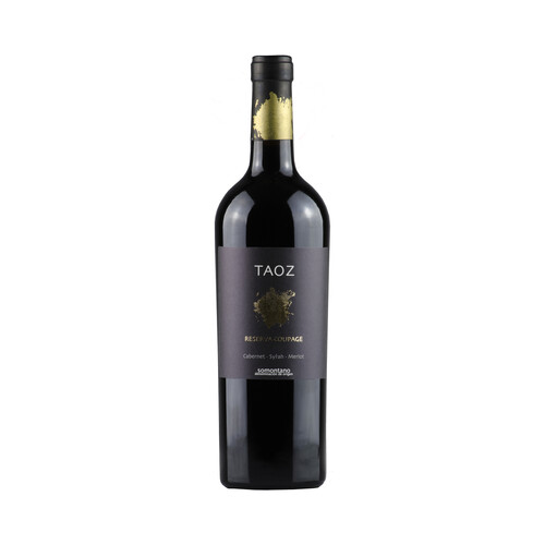 TAOZ  Vino tinto reserva con D.O. Somontano botella 75 cl.