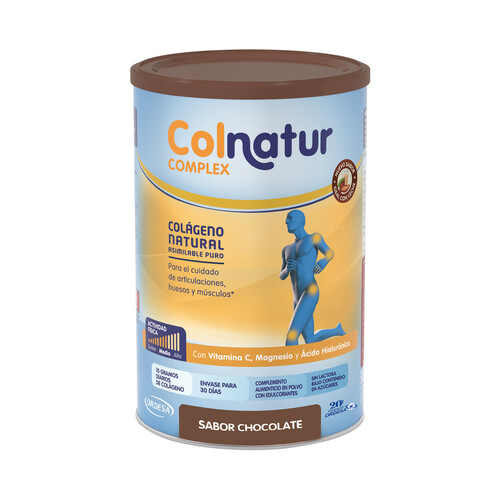 COLNATUR Colágeno natural asimilable con sabor a chocolate COLNATUR Complex 420 g.