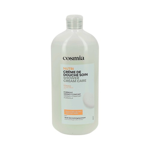 COSMIA Nutri Gel de baño nutritivo con textura crema supergrasa, para pieles muy secas 750 ml. 