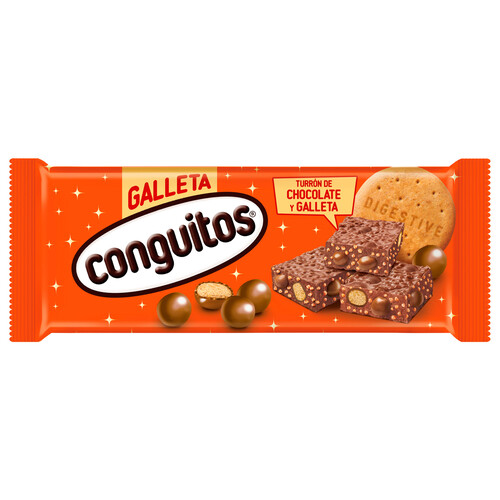 LACASA Turrón conguitos y galleta 250 g.