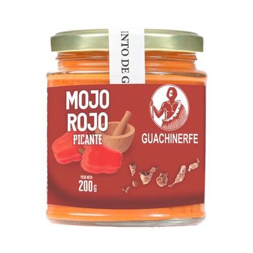 GUACHINERFE Mojo rojo picante 200 g.