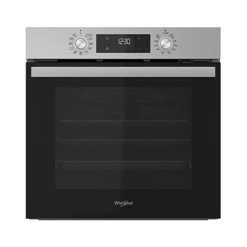 Horno hidrolítico WHIRLPOOL OMR58HU1X INOX, capacidad: 71 Litros, Clase A+, A: 59,5cm, H: 59,5cm, F: 55,1cm.